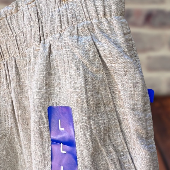 NWT Briggs Linen/Rayon Pull-On Baggy Trousers - Picture 2 of 9